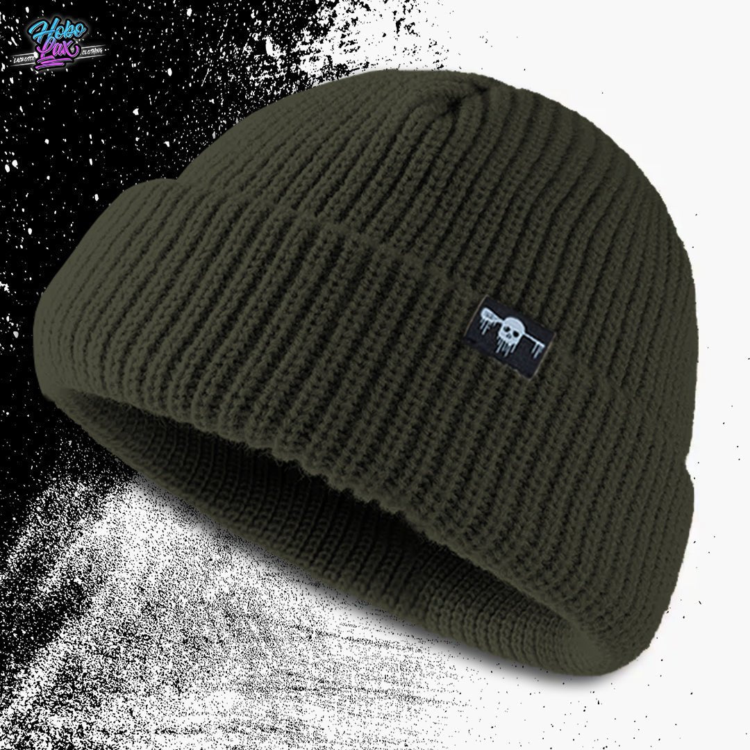 Drip Beanie - Military Green - Hobo Lax