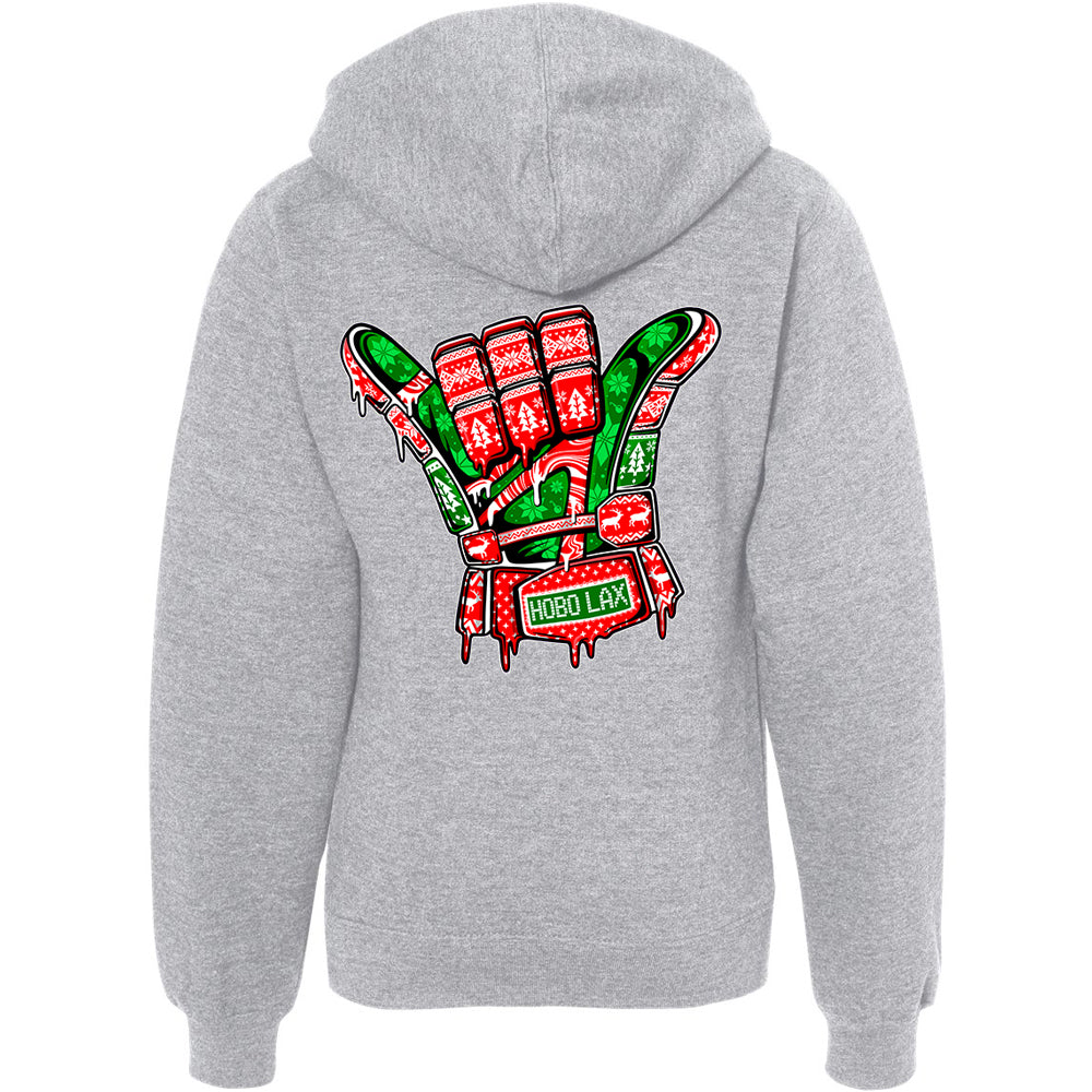 Youth Santa's Glove Hoodie - Hobo Lax
