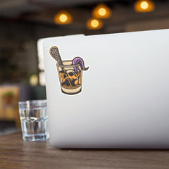 Rip & Sip - Vinyl Sticker - Hobo Lax