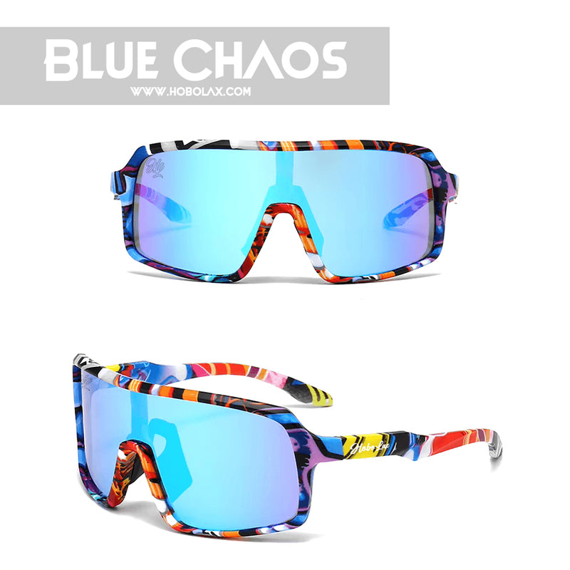 blue chaos lacrosse sunglasses