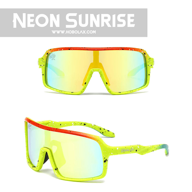 Neon Sunrise Lacrosse Sunglasses