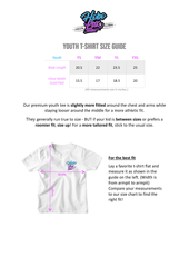 Hobo Lax Youth T-Shirt Sizing Guide