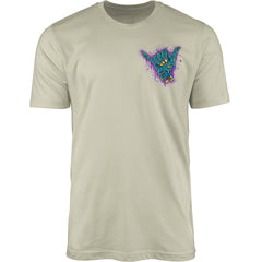 Turf Monster Lacrosse t-shirt sand front