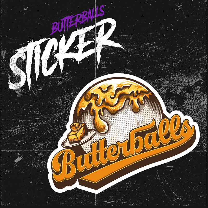 Butterballs - Vinyl Sticker