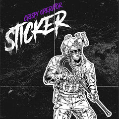 Crispy Operator - Vinyl Sticker - Hobo Lax