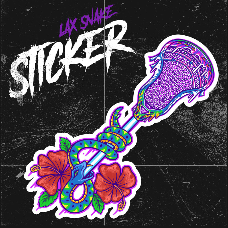 Lax Snake - Vinyl Sticker